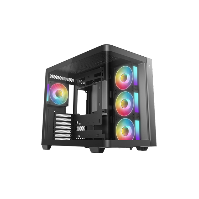 DeepCool CG530U 4F Mid Tower Gaming Case - Black 